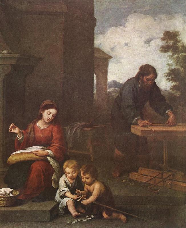 MURILLO, Bartolome Esteban Holy Family with the Infant St John dh China oil painting art